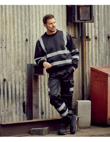 Y-HVJ510-Hi-Vis Sweatshirt